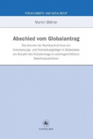 Kniha Abschied vom Globalantrag Martin Bittner