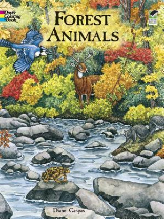Carte Forest Animals Colouring Book Gaspas