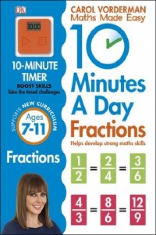 Book 10 Minutes A Day Fractions, Ages 7-11 (Key Stage 2) Carol Vorderman