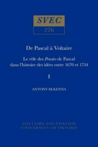 Книга De Pascal a Voltaire Antony McKenna