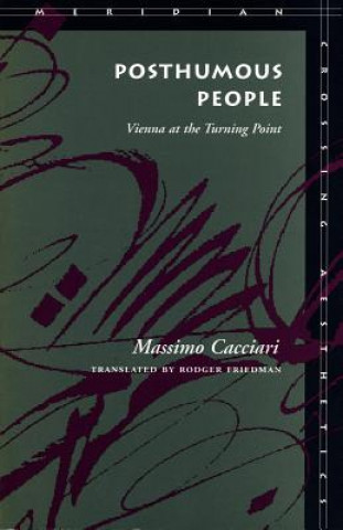 Buch Posthumous People Massimo Cacciari