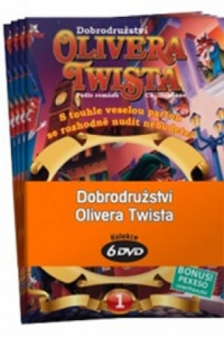 Filmek Dobrodružství Olivera Twista 1 - 6 / kolekce 6 DVD Charles Dickens