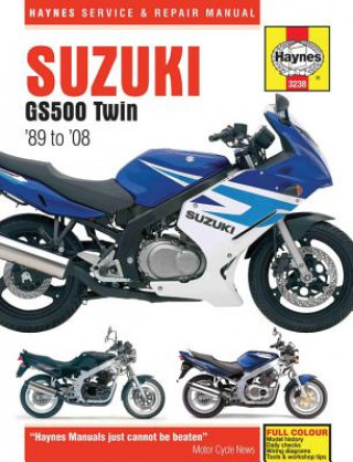 Книга Suzuki GS500 Twin (89 - 08) Haynes Publishing