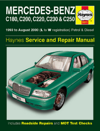 Book Mercedes-Benz C-Class Petrol & Diesel (93-Aug 01) L to W reg Haynes Publishing