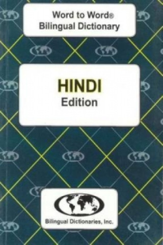Book English-Hindi & Hindi-English Word-to-Word Dictionary C Sesma