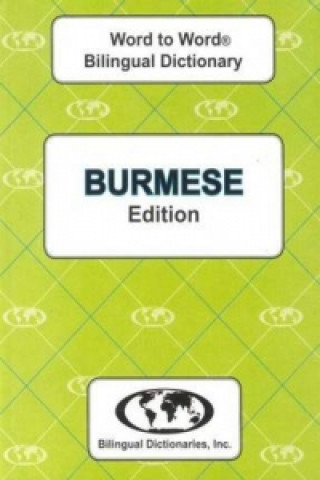 Книга English-Burmese & Burmese-English Word-to-Word Dictionary C. Sesma
