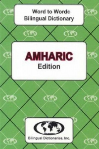 Kniha English-Amharic & Amharic-English Word-to-Word Dictionary C Sesma