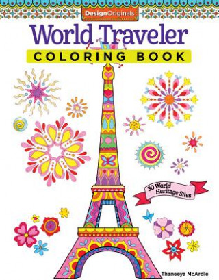 Книга World Traveler Coloring Book Thaneeya McArdle