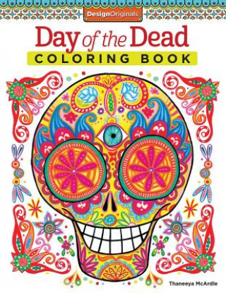 Kniha Day of the Dead Coloring Book Thaneeya McArdle