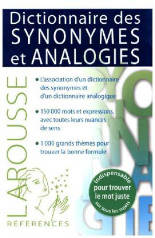 Carte Larousse Dictionnaire des synonymes & analogies Carine Girac-Marinier