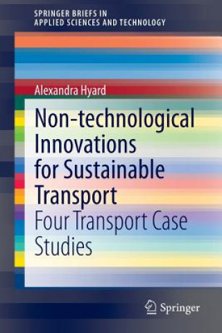 Kniha Non-technological Innovations for Sustainable Transport Alexandra Hyard