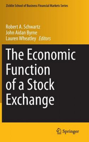 Livre Economic Function of a Stock Exchange Robert A. Schwartz