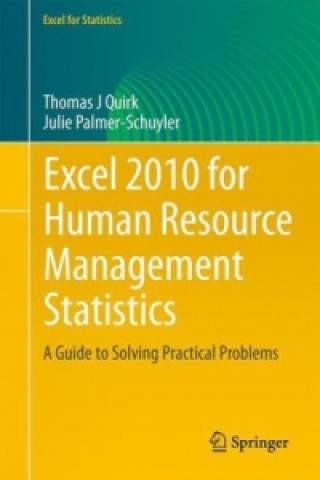 Livre Excel 2010 for Human Resource Management Statistics Thomas Quirk