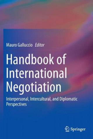Kniha Handbook of International Negotiation Mauro Galluccio