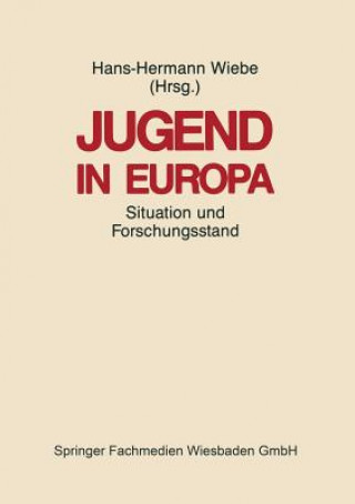 Kniha Jugend in Europa Hans-Hermann Wiebe