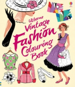 Knjiga Vintage Fashion Colouring Book Ruth Brocklehurst