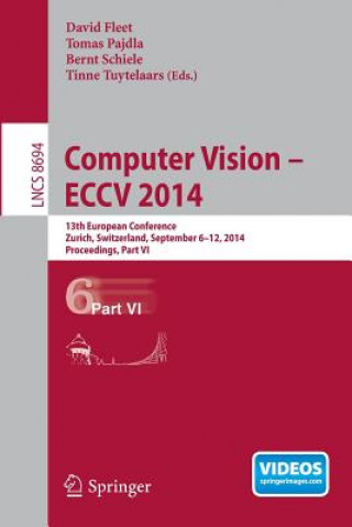 Kniha Computer Vision -- ECCV 2014 David Fleet