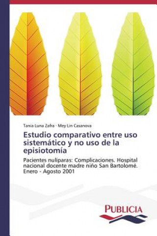 Könyv Estudio comparativo entre uso sistematico y no uso de la episiotomia Tania Luna Zafra