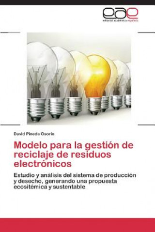 Könyv Modelo para la gestion de reciclaje de residuos electronicos David Pineda Osorio