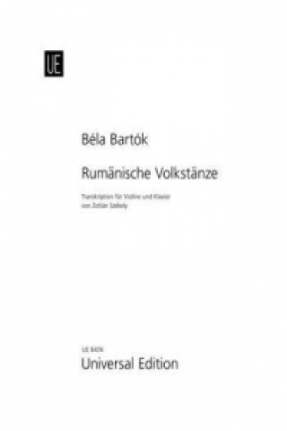 Nyomtatványok Rumänische Volkstänze Béla Bartók