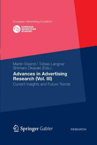 Knjiga Advances in Advertising Research (Vol. III) Tobias Langner