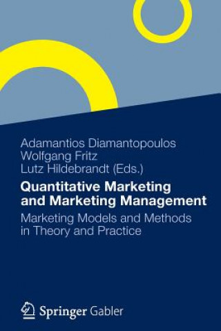 Książka Quantitative Marketing and Marketing Management Adamantios Diamantopoulos