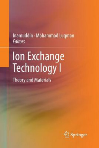 Könyv Ion Exchange Technology I namuddin