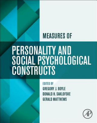 Książka Measures of Personality and Social Psychological Constructs Gregory Boyle