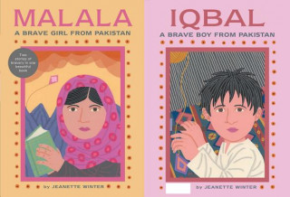 Książka Malala, a Brave Girl from Pakistan/Iqbal, a Brave Boy from Pakistan Jeanette Winter