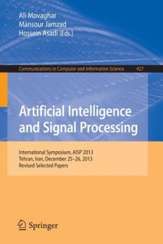 Kniha Artificial Intelligence and Signal Processing Ali Movaghar