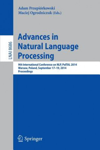 Kniha Advances in Natural Language Processing, 1 Adam Przepiórkowski
