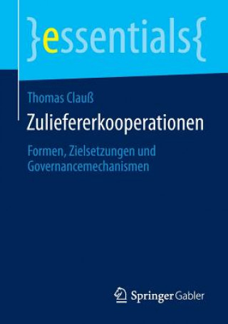 Książka Zuliefererkooperationen Thomas Clauß