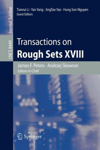 Buch Transactions on Rough Sets XVIII, 1 James F. Peters