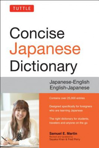 Kniha Tuttle Concise Japanese Dictionary Samuel E. Martin