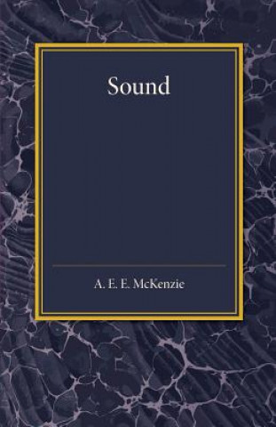 Kniha Sound A. E. E. McKenzie