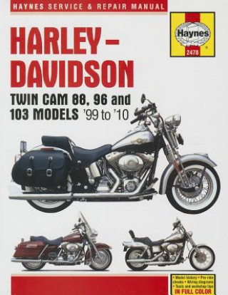 Книга Harley-Davidson Twin Cam 88, 96 & 103 Models (99-10) Haynes Publishing