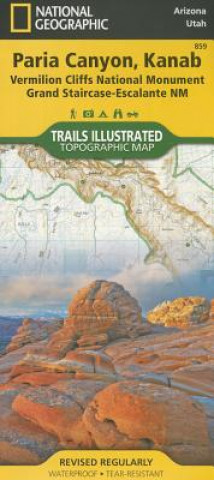 Materiale tipărite Vermillion Cliffs, Paria Canyon National Geographic Maps