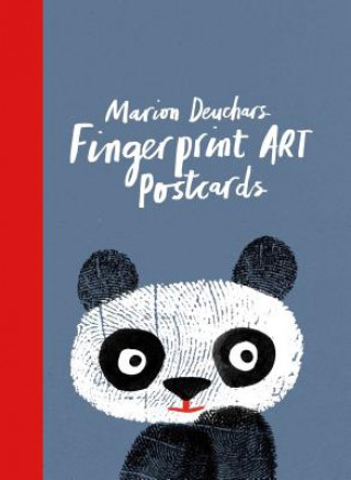 Book Fingerprint Art Postcards Marion Deuchars