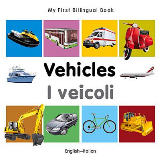 Книга My First Bilingual Book - Vehicles - English-polish Milet