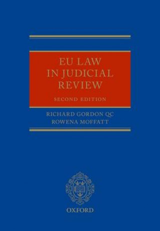 Könyv EU Law in Judicial Review Richard Gordon QC