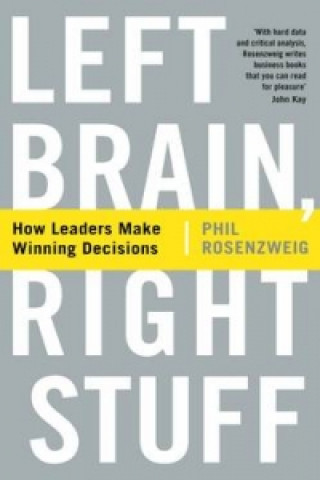 Książka Left Brain, Right Stuff Phil Rosenzweig