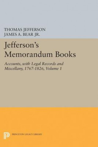 Buch Jefferson's Memorandum Books, Volume 1 Thomas Jefferson