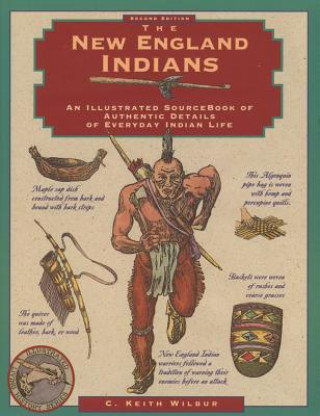 Książka New England Indians C.Keith Wilbur