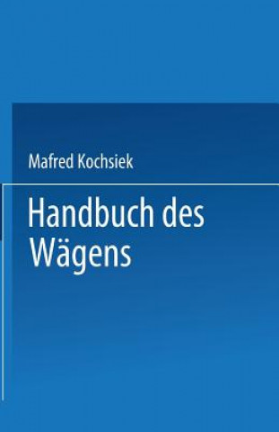 Knjiga Handbuch Des Wagens Manfred Kochsiek