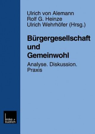 Libro Burgergesellschaft und Gemeinwohl Ulrich Alemann