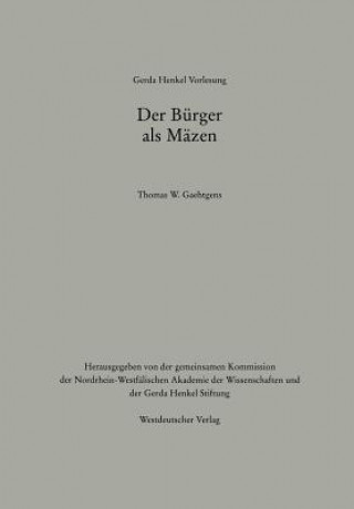 Carte Der Burger ALS Mazen Thomas W. Gaehtgens