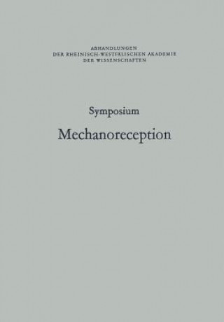 Könyv Symposium Mechanoreception Johann Schwartzkopff