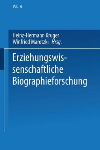 Kniha Erziehungswissenschaftliche Biographieforschung Heinz-Hermann Krüger