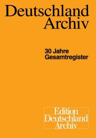 Kniha Deutschland Archiv Gisela Helwig