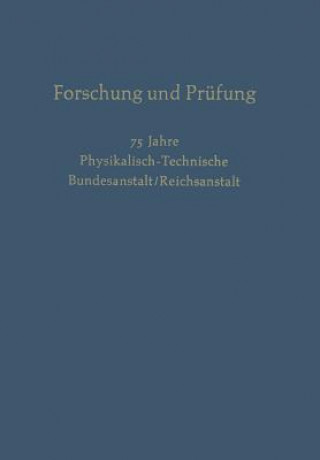 Livre Forschung Und Prufung H. Moser